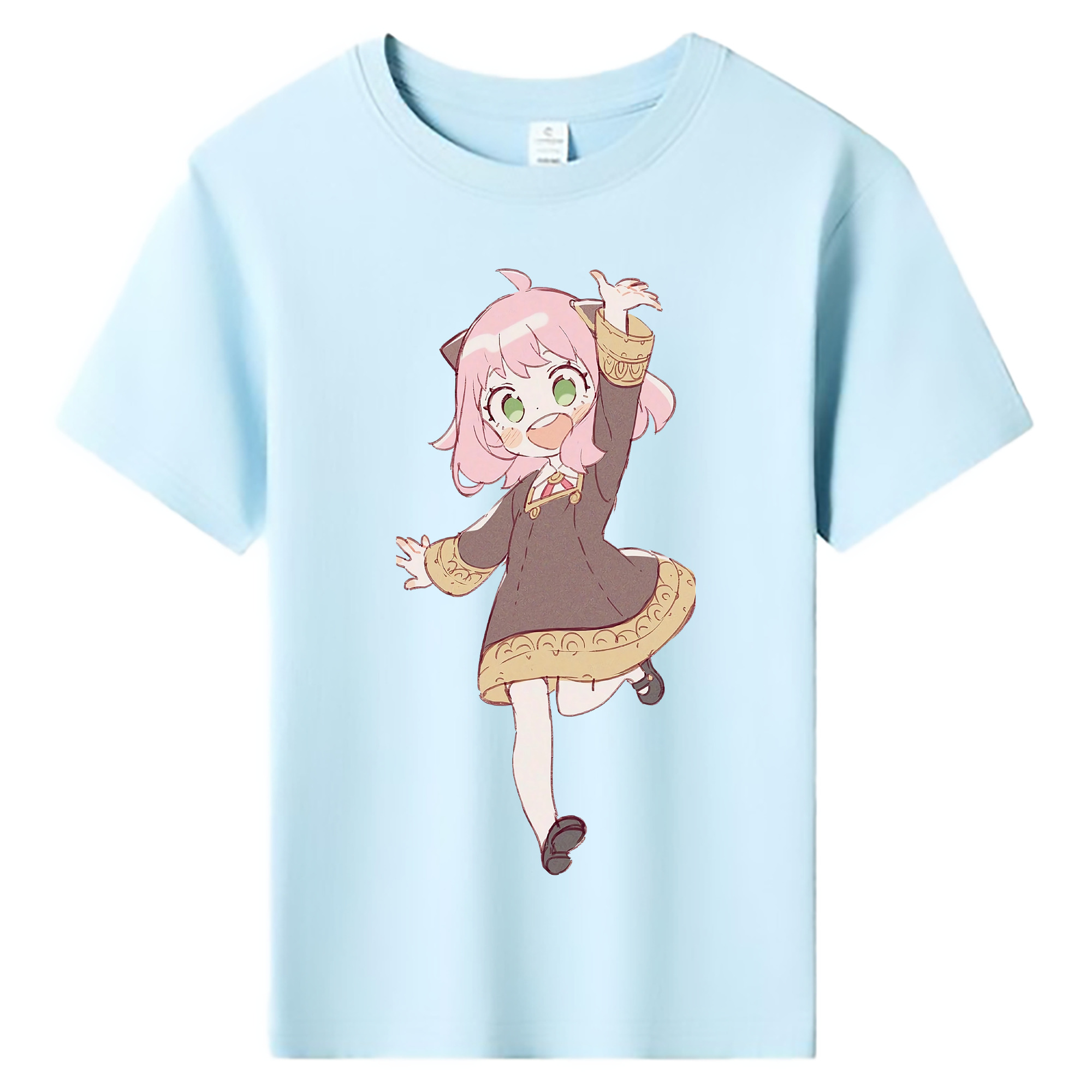 （画像用） SPY×FAMILY间谍家家酒 綿100％キッズTシャツ（フロントプリント）